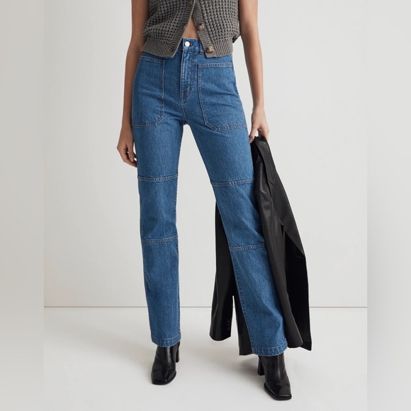Madewell The 90's Straight Utility Jeans - Picture 1 of 10
